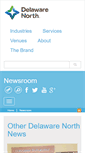 Mobile Screenshot of media.delawarenorth.com